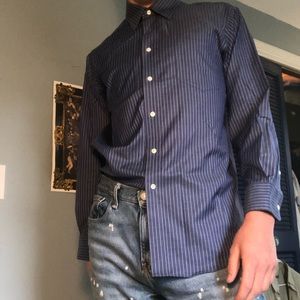 Vintage striped button up